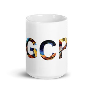 White glossy GCP mug