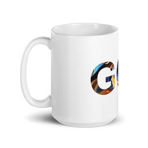 White glossy GCP mug